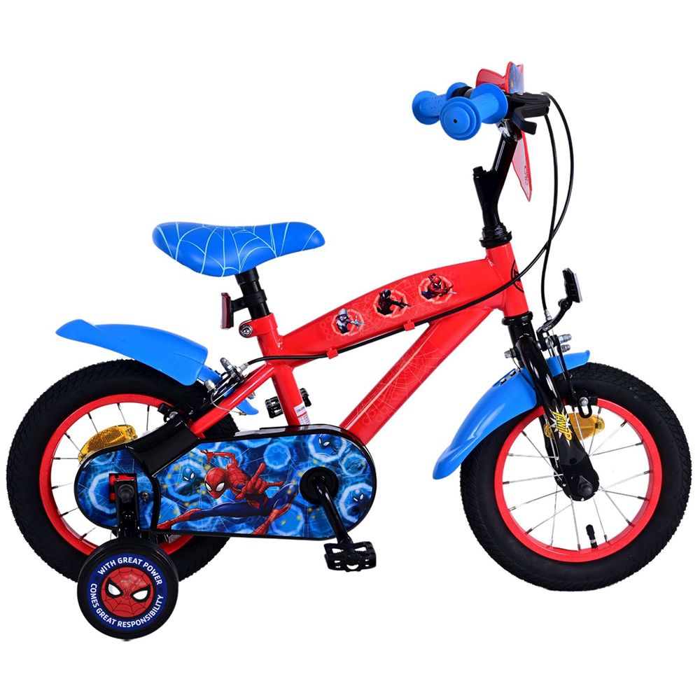 E&L Company, Детски велосипед с помощни колела, Спайдърмен, 12 инча