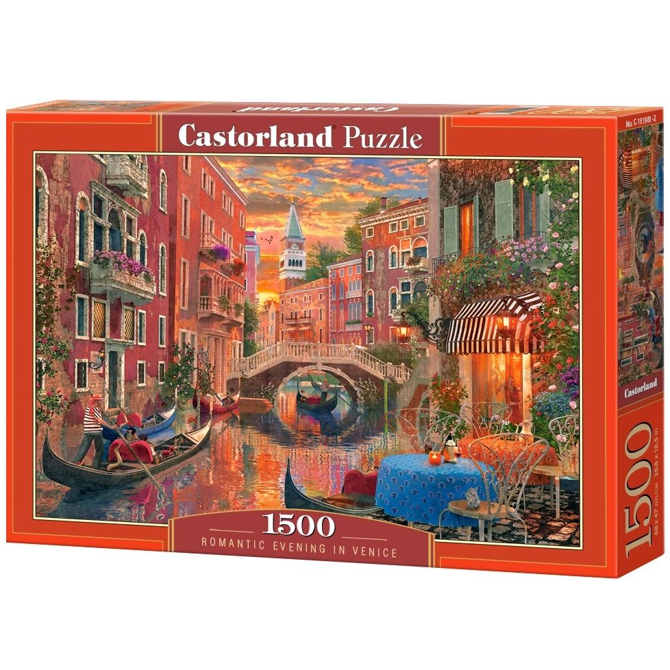 Castorland, Романтична вечер във Венеция, пъзел 1500 части