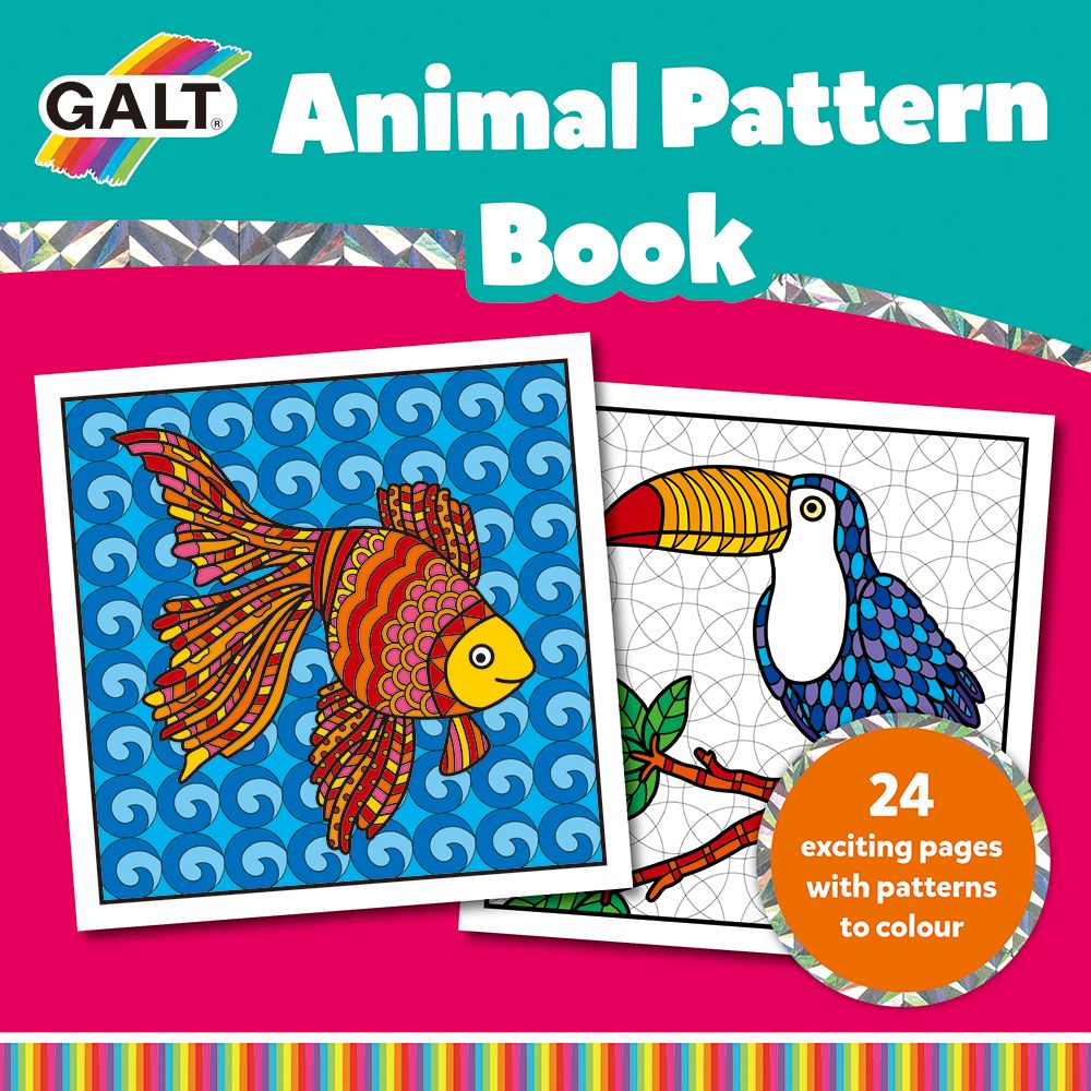 Galt Toys, Творческа книга за оцветяване, Животни