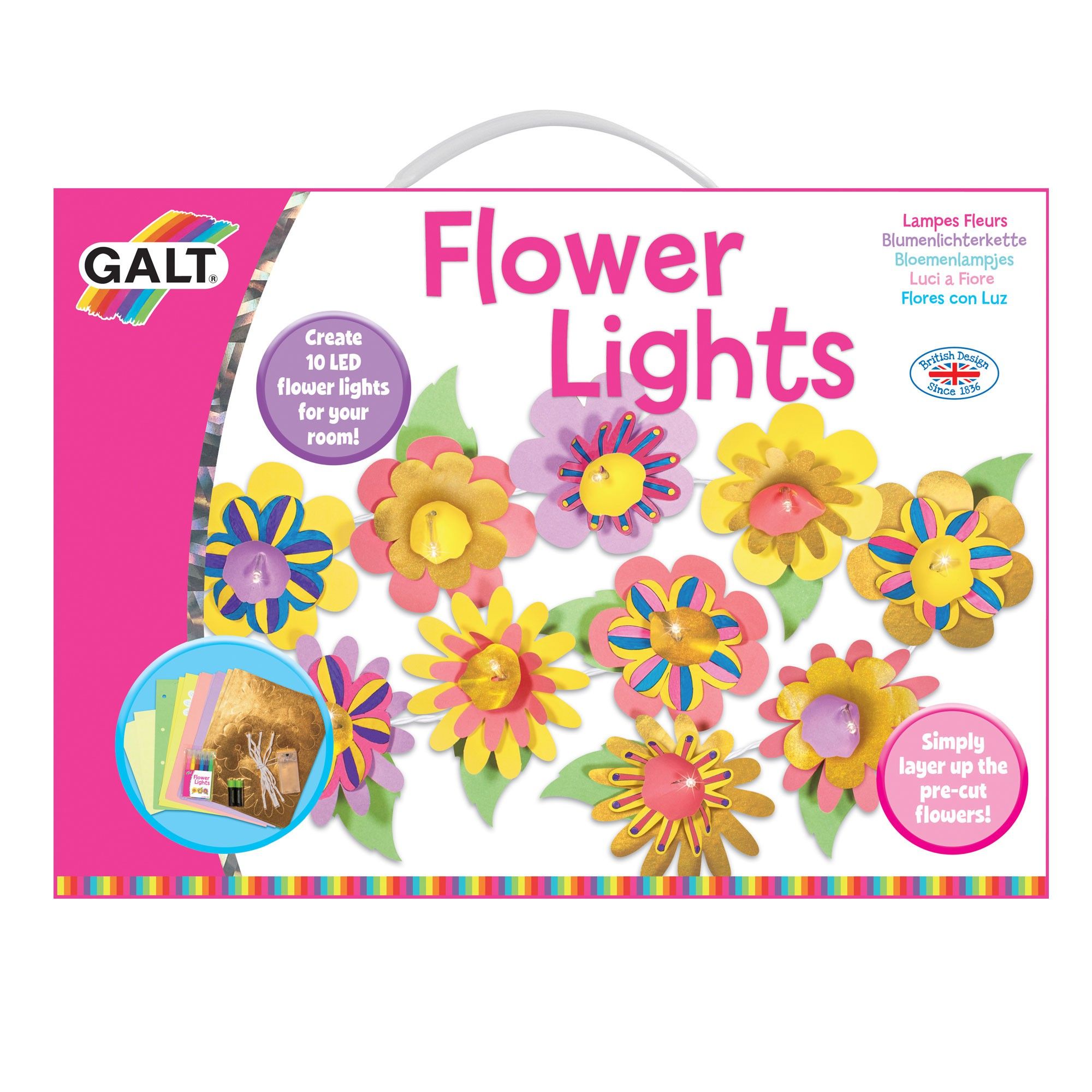 Galt Toys, Направи сама лампа, Цветя