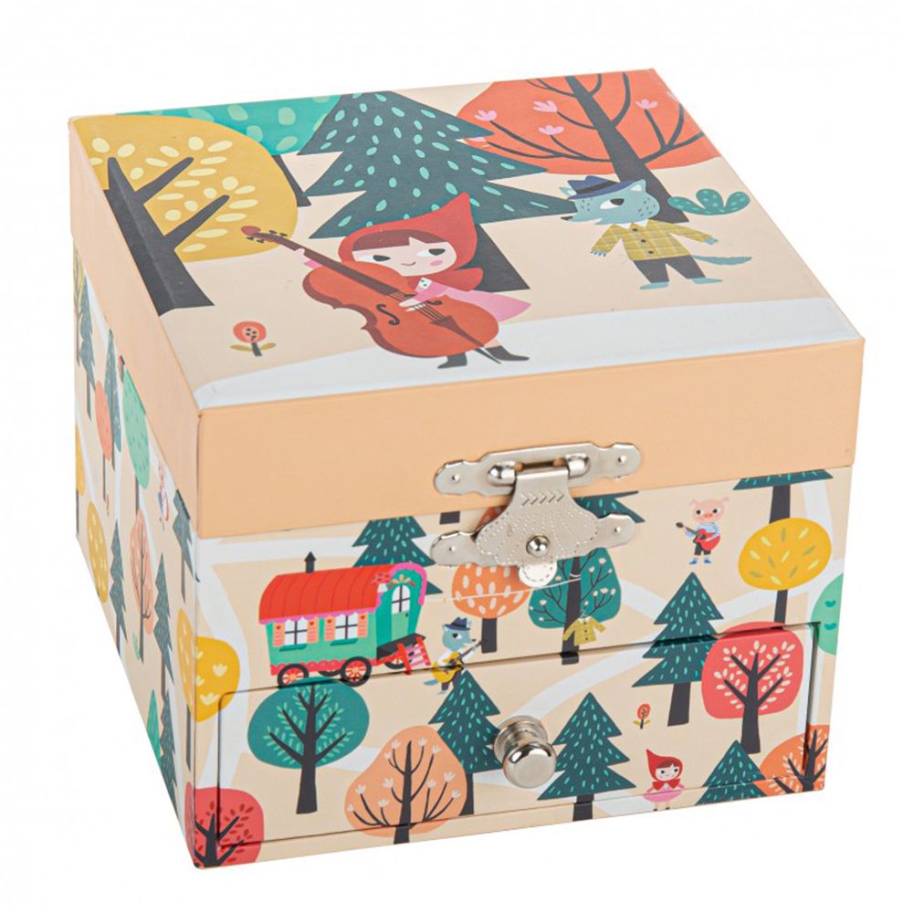 Trousselier, Музикална кутия, Червената шапчица, куб