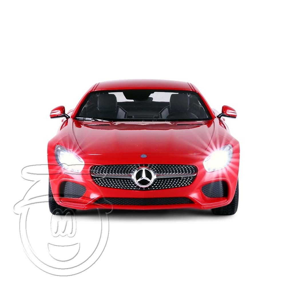 Кола с радио контрол, Mercedes AMG GT, 1:14, с ръчно отварящи се врати, червен