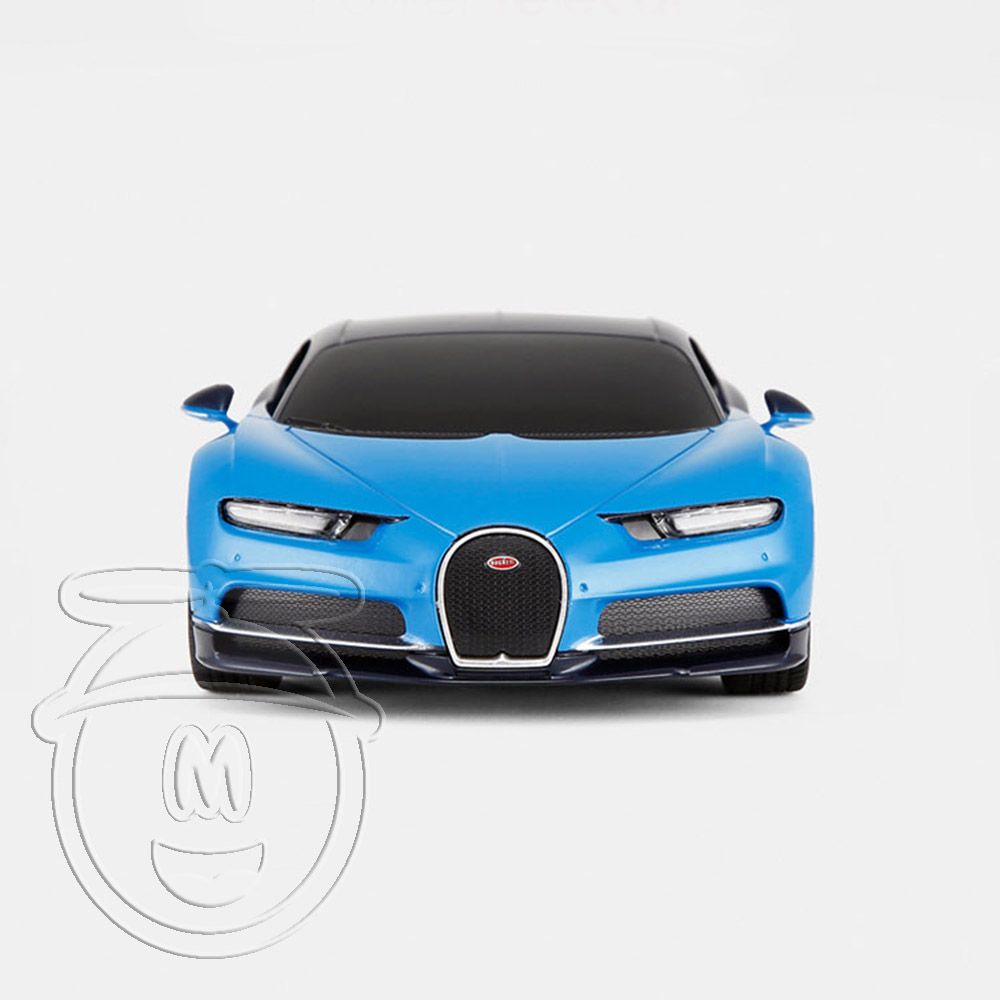 Кола с радио контрол, Bugatti Chiron 1:14, синя