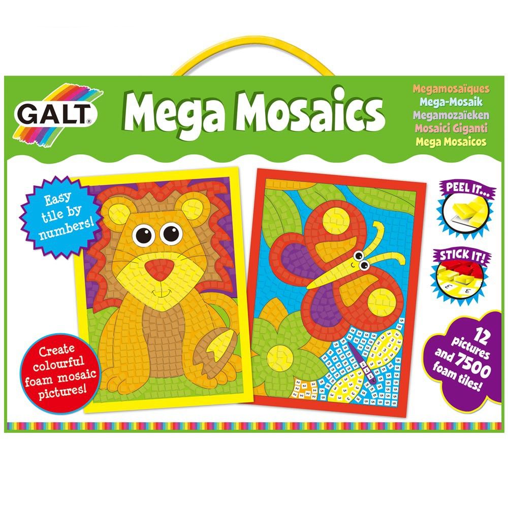 Galt Toys, Голям комплект с мозайки по номера