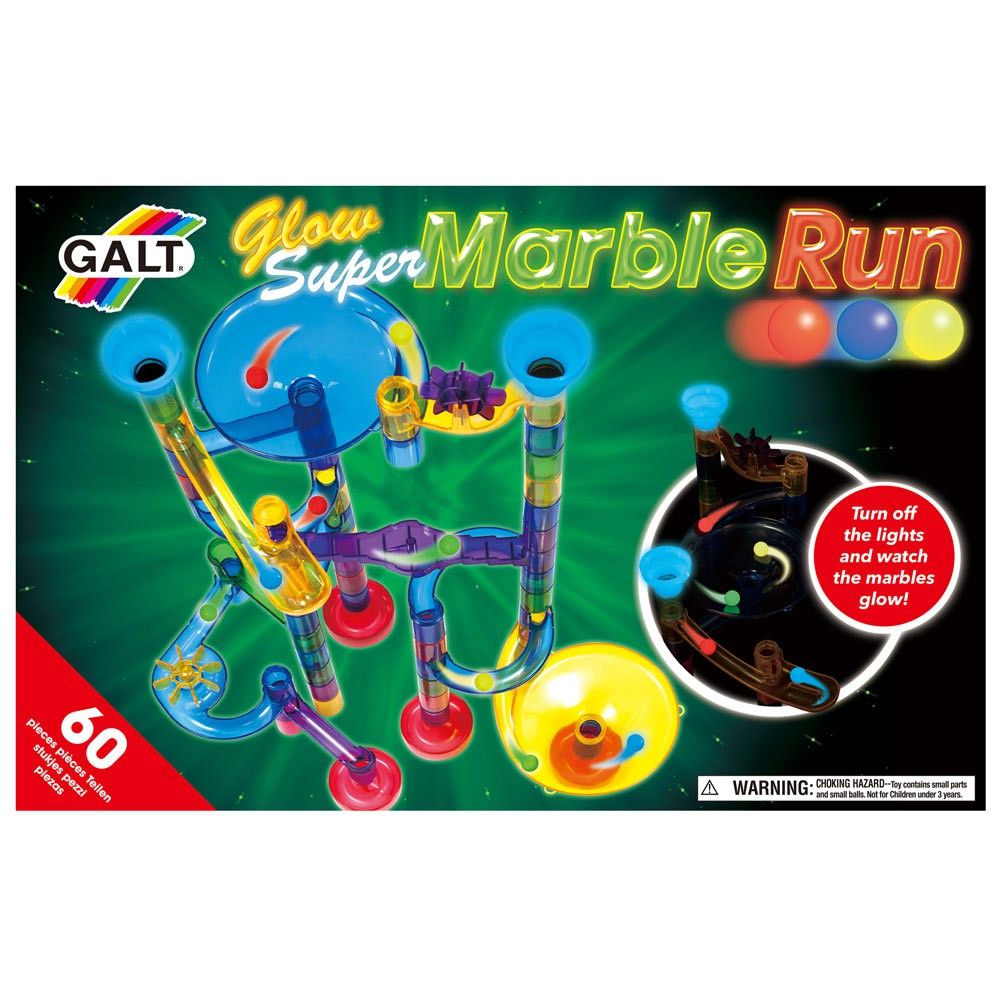 Galt Toys, Супер писта със светещи топчета, Glow Marble Run