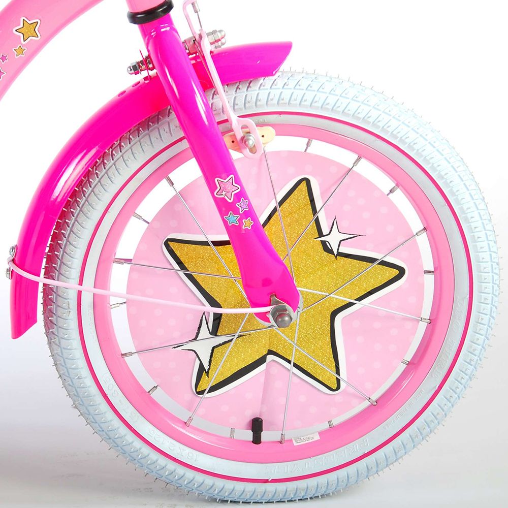 Детски велосипед LOL Surprise, с помощни колела, 16 инча