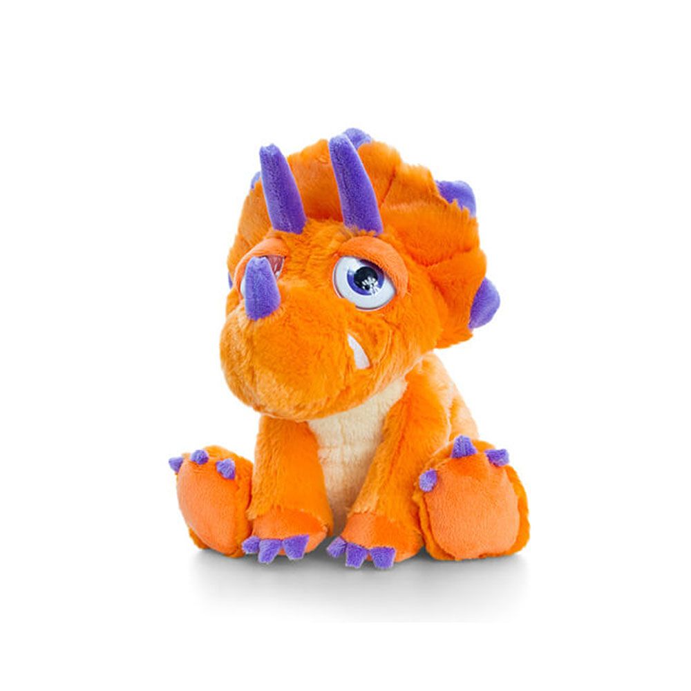 Keel Toys, Плюшен динозавър 16 см. оранжев