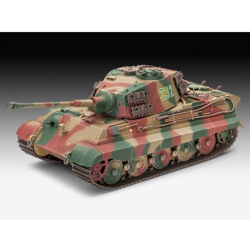 Military & figures, Сглобяем модел, Танк, Tiger II Ausf.B (Henschel Turret), Revell