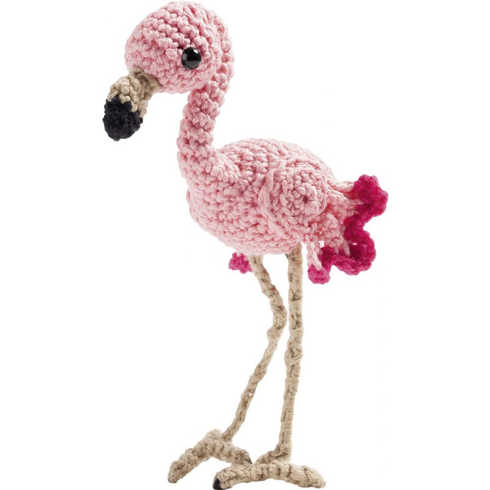 Комплект за плетене с една кука, Фламинго Рози