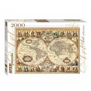 Историческа карта на света, пъзел 2000 елемента