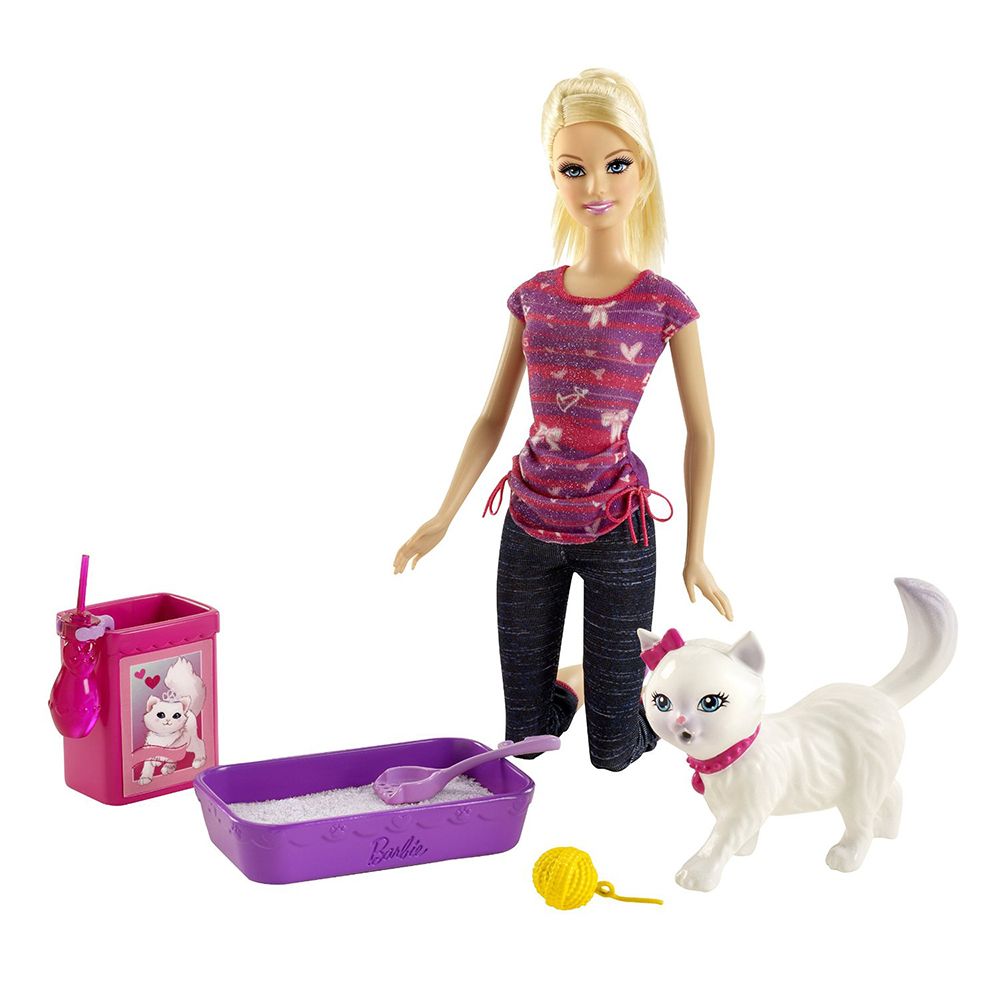 MATTEL, Barbie  Кукла Барби с коте