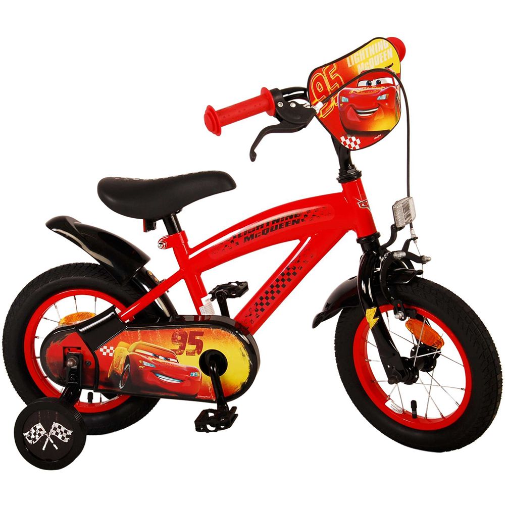Детски велосипед с помощни колела, Дисни Колите,12 инча