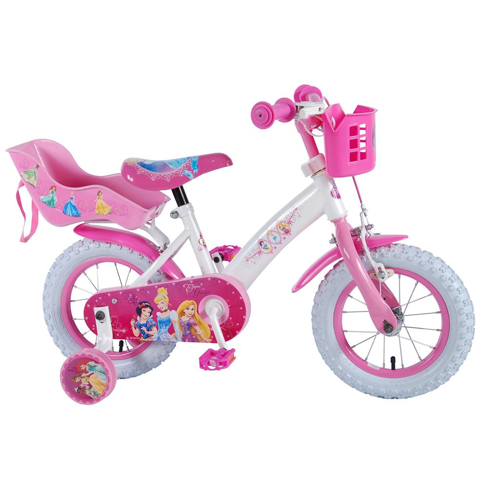 E&L Company, Детски велосипед, Принцеси, с помощни колела, 12 инча