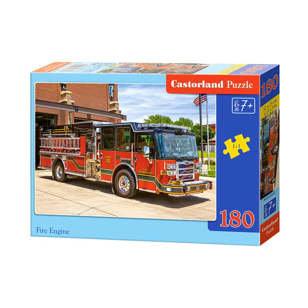 Castorland, Пожарна кола, пъзел 180 части
