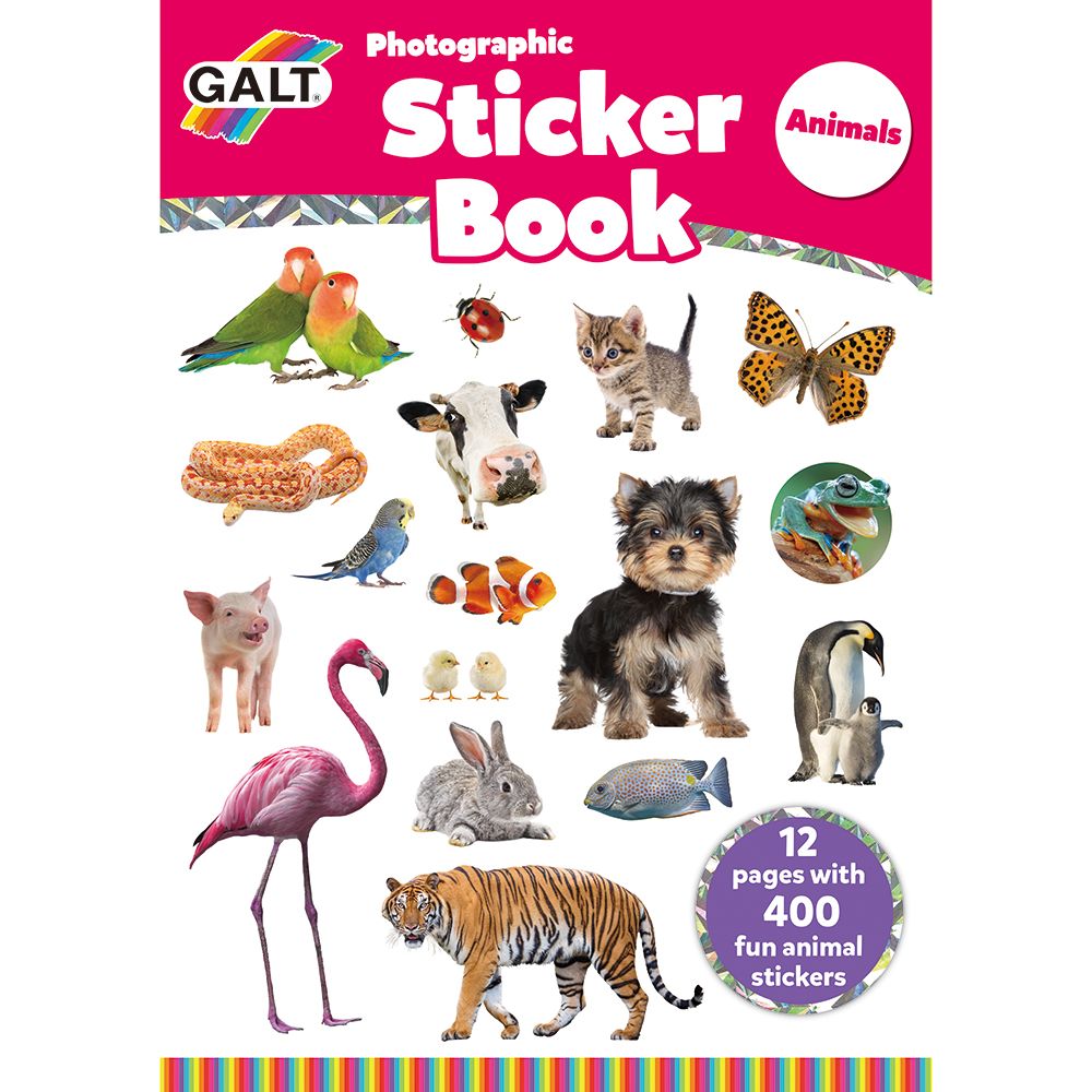 Galt Toys, Книжка със стикери, Животни