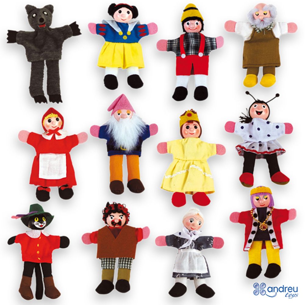 Andreu toys, Кукли за пръсти, 12 броя