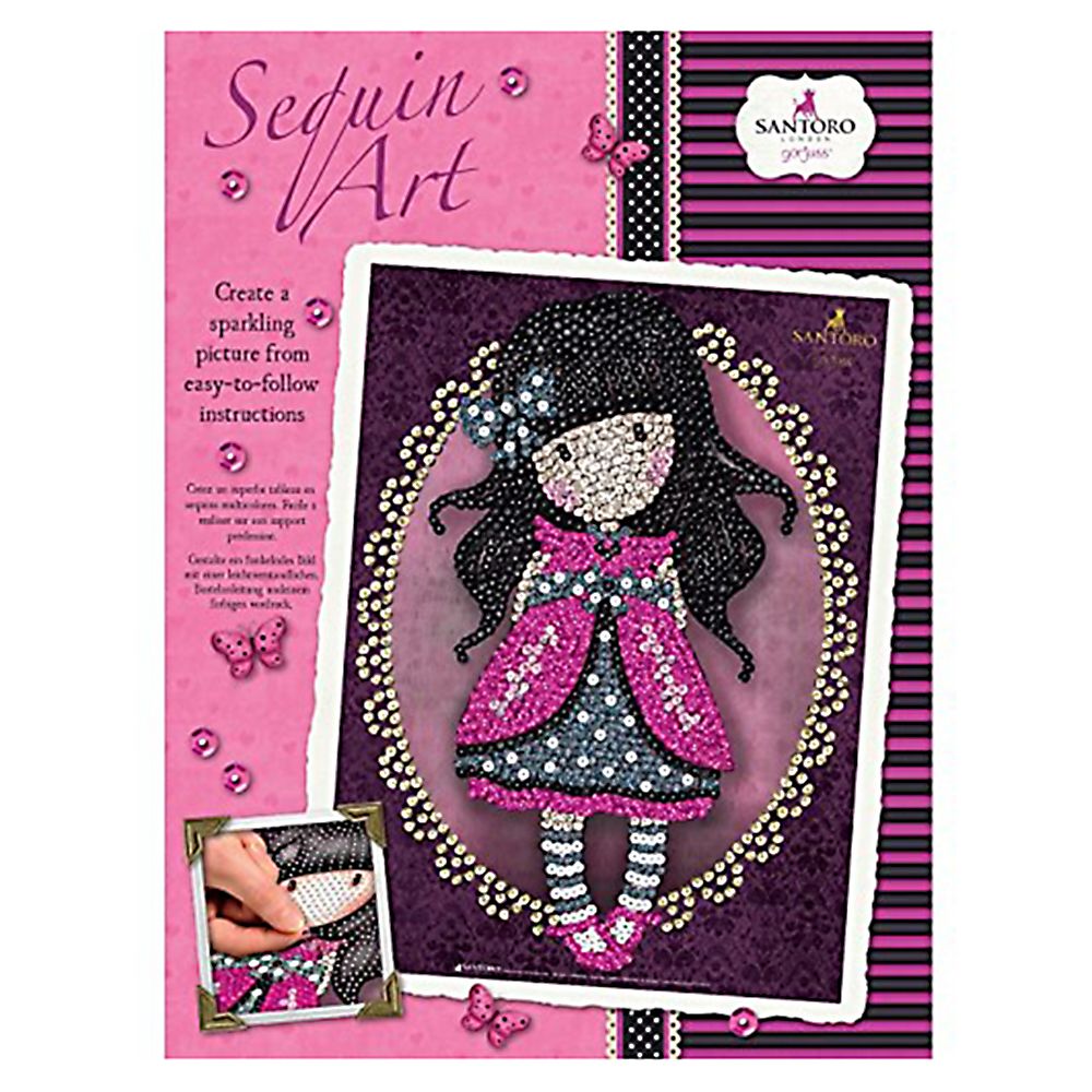 Sequin art, Изкуство с пайети, SANTORO GORJUSS, Ladybird