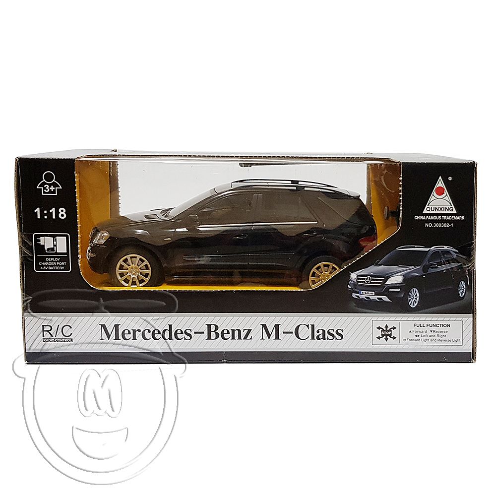QUNXING, Кола с радио контрол, Mercedes Benz M Class, 1:18