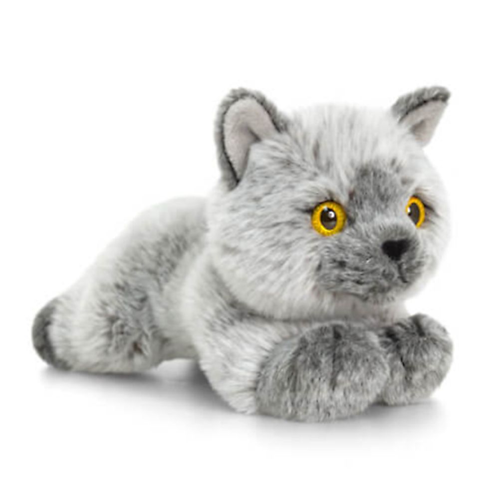 Keel Toys, Плюшена сива британска котка, 30 см