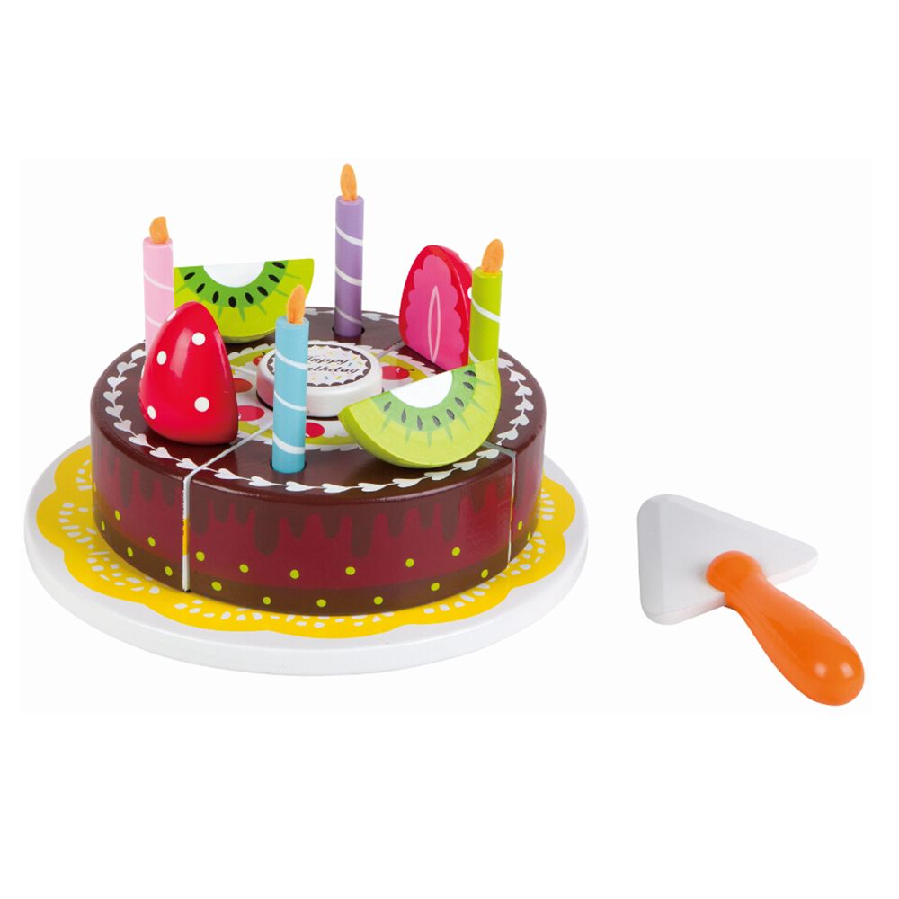Lelin Toys, Дървена шоколадова торта за Рожден ден