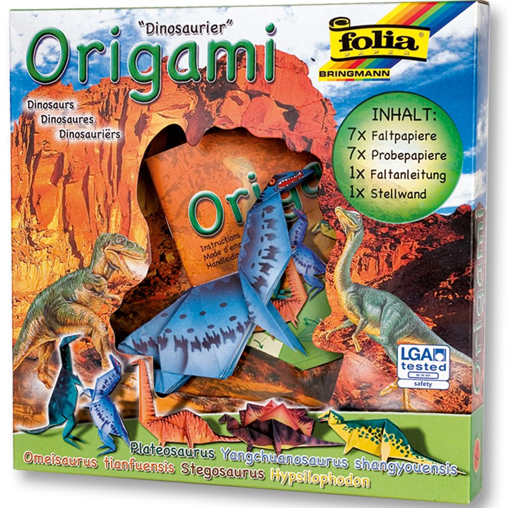 Folia Bringmann, Комплект за оригами, Животински свят, Динозаври
