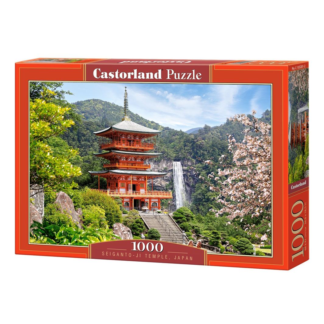 Castorland, Храм на сините вълни, Япония, пъзел 1000 части