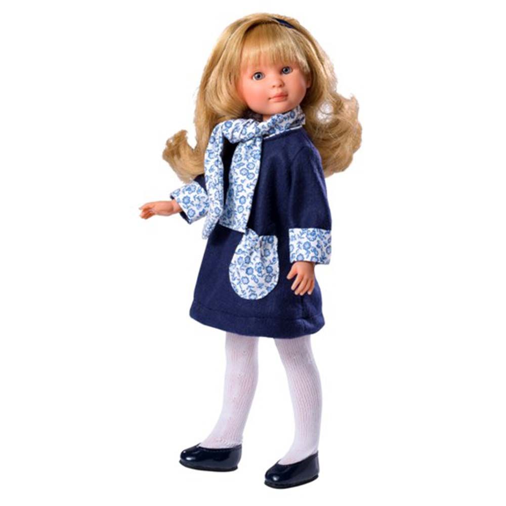 Asi, Кукла Силия, с рокля с флорални мотиви, 30 см