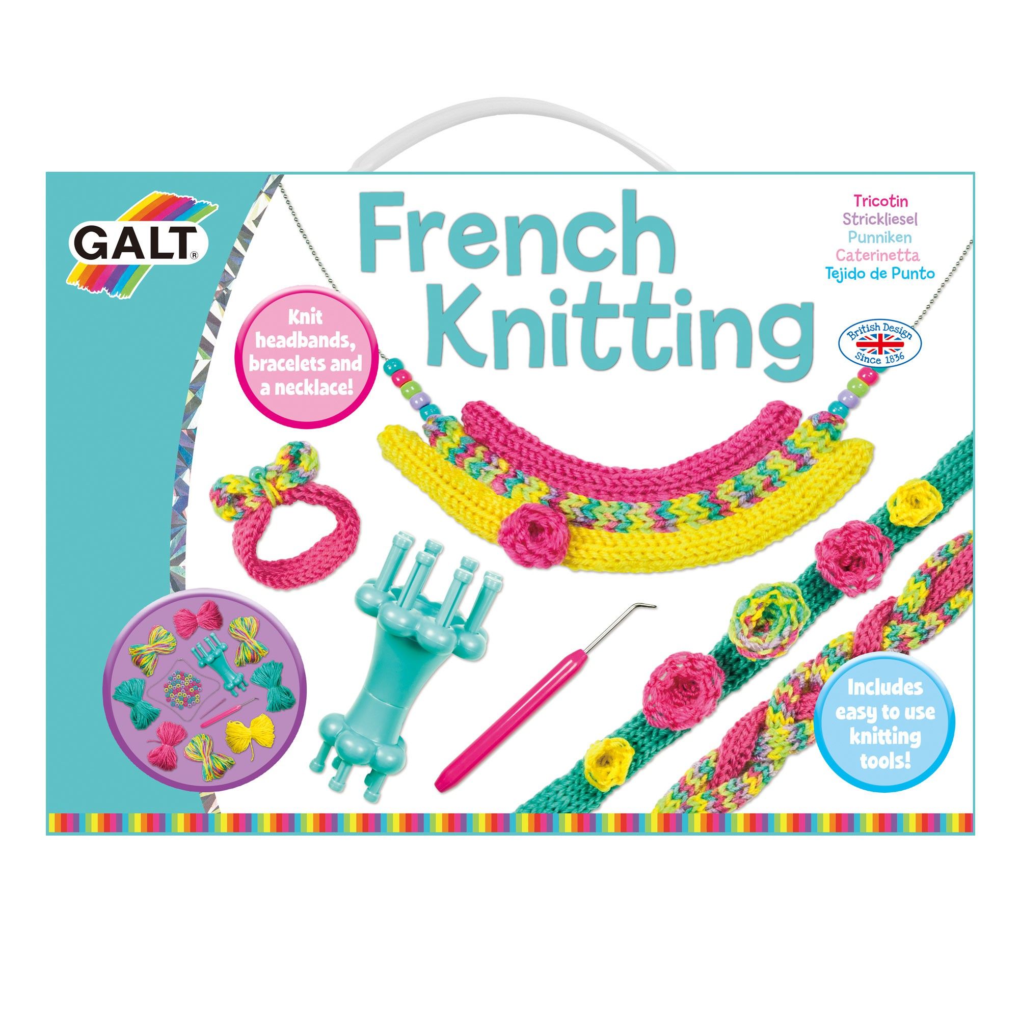 Galt Toys, Първи стъпки в плетенето, Френско плетиво