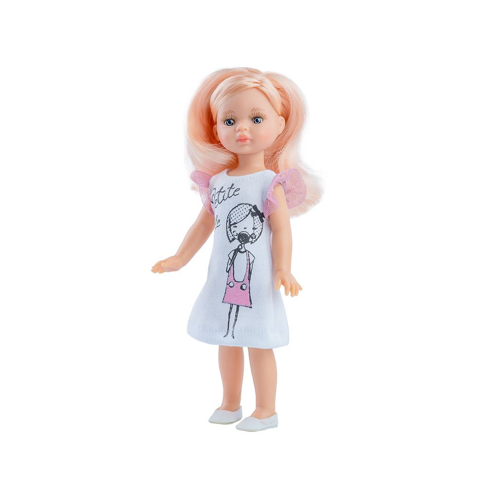 Mini Amigas, Мини кукла Елена с щампована рокличка, 21 см, Paola Reina