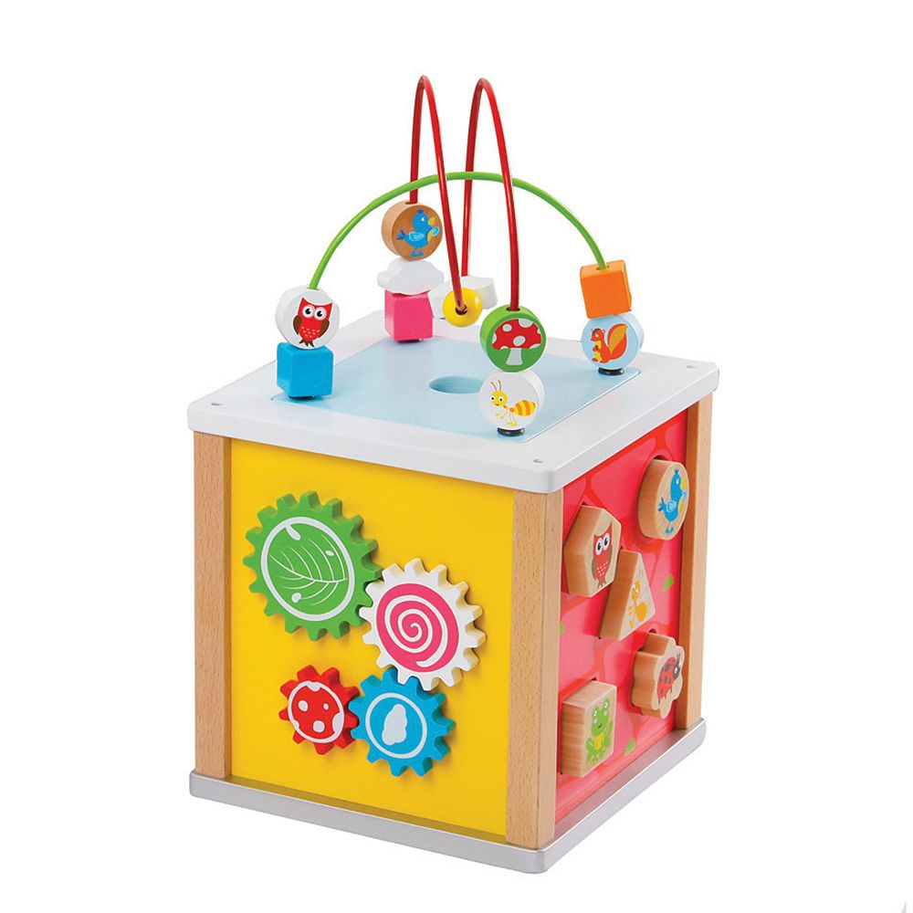 Lelin Toys, Дървен дидактически куб