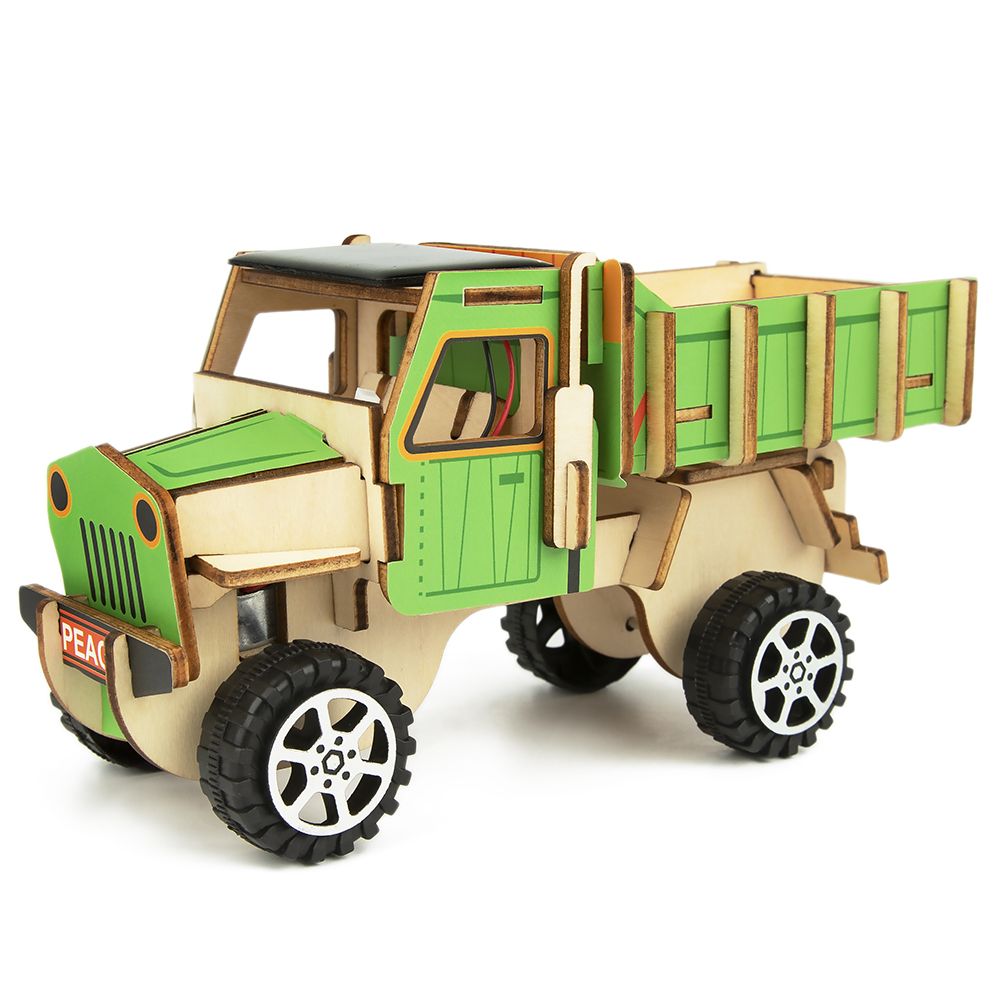 Tookyland, Направи сам, 3Д дървен камион, със соларна батерия