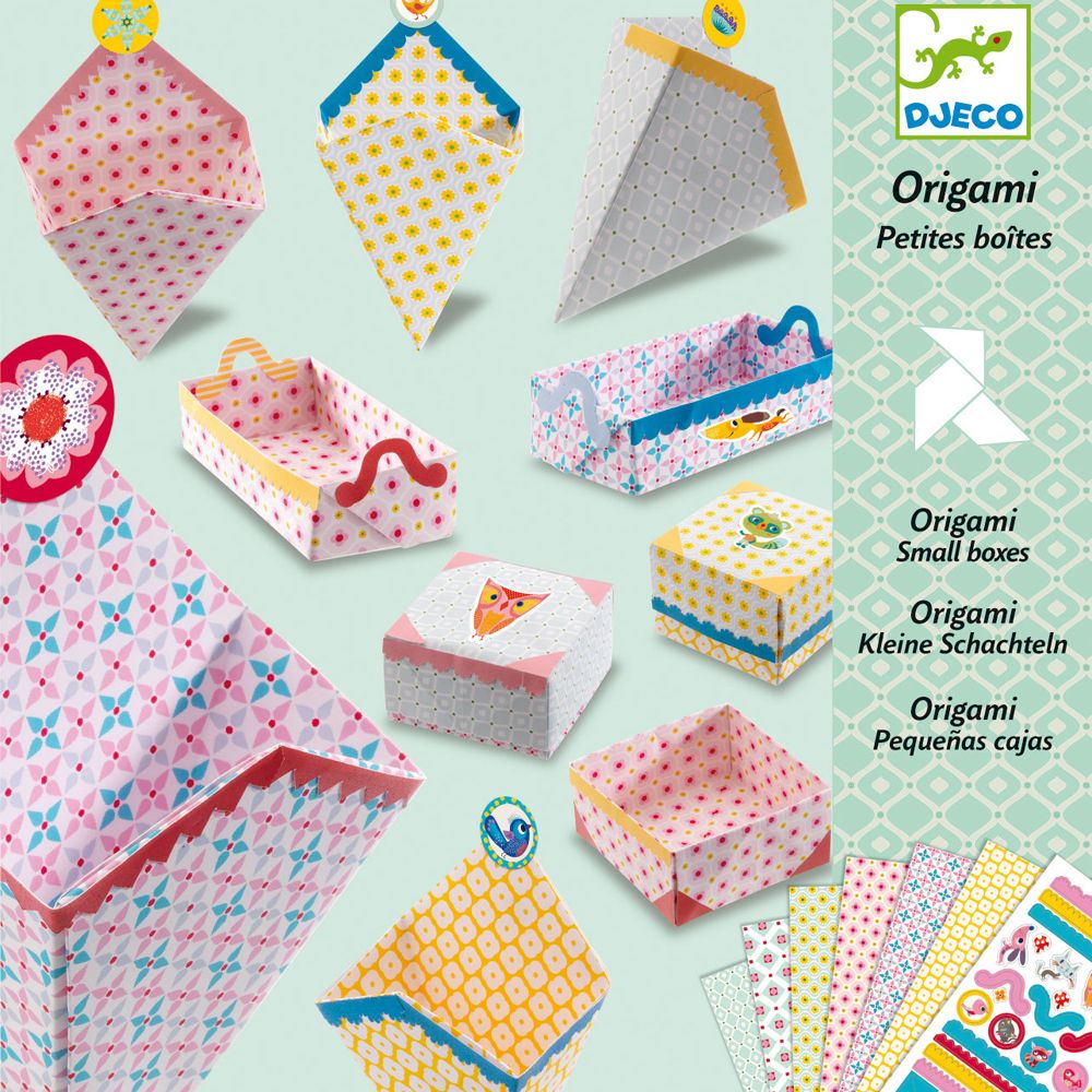 Djeco, Комплект за оригами, Направи подаръчна кутийка