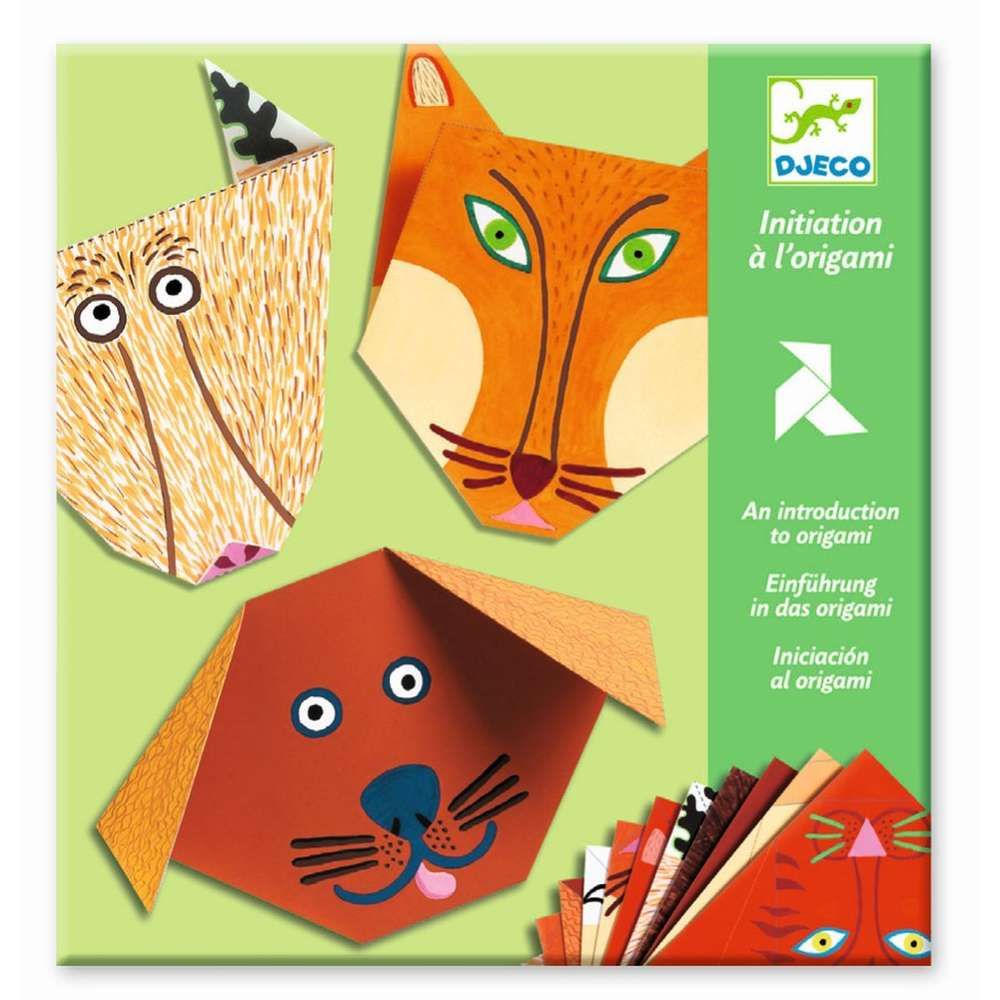 Djeco, Комплект за оригами, Муцунки на животни