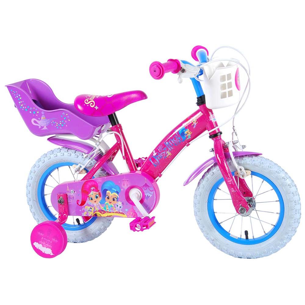 E&L Company, Детски велосипед, Shimmer & Shine, с помощни колела, 12 инча