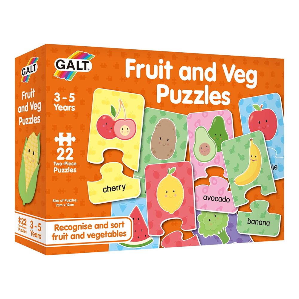 Galt Toys, Пъзел, Плодове и зеленчуци