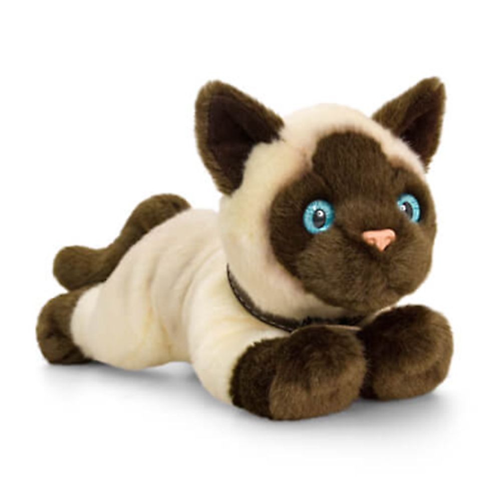 Keel Toys, Плюшена сиамска котка, 30 см
