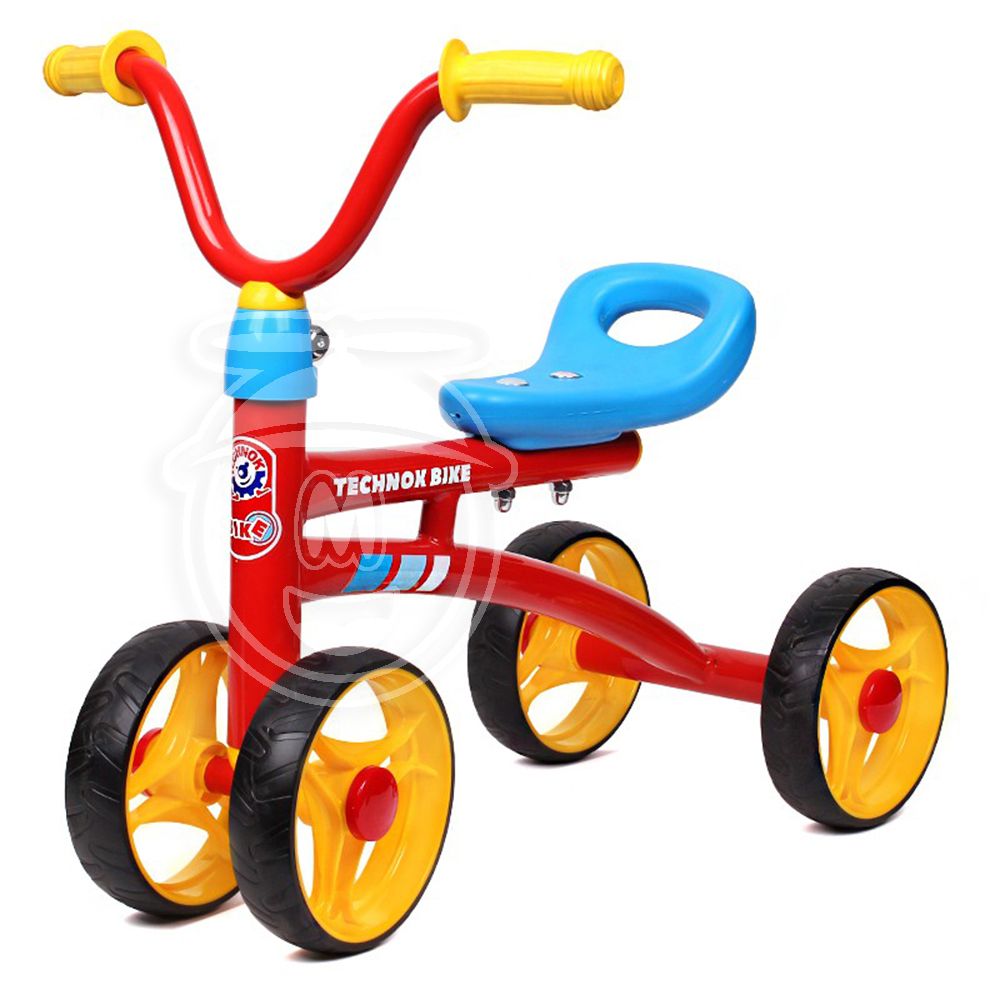 TechnoK toys, Бебешко балансно колело, с метална рамка и 4 колела