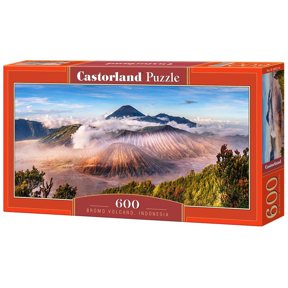 Castorland, Вулканът Бромо в Индонезия, панорамен пъзел 600 части