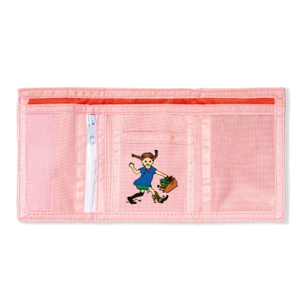 Детско портмоне за момичета, Пипи Дългото чорапче, розово