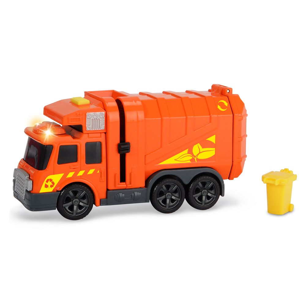 Екшън серия, Боклукчийски камион, оранжев, 15 см, Dickie toys