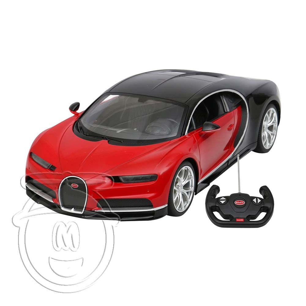 RASTAR, Кола с радио контрол, Bugatti Chiron 1:14, червена