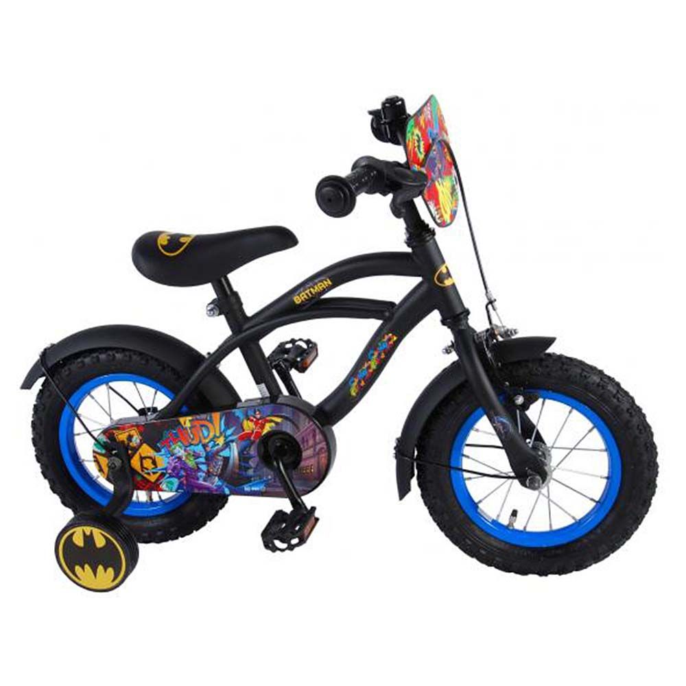 E&L Company, Детски велосипед, Батман, с помощни колела, 12 инча