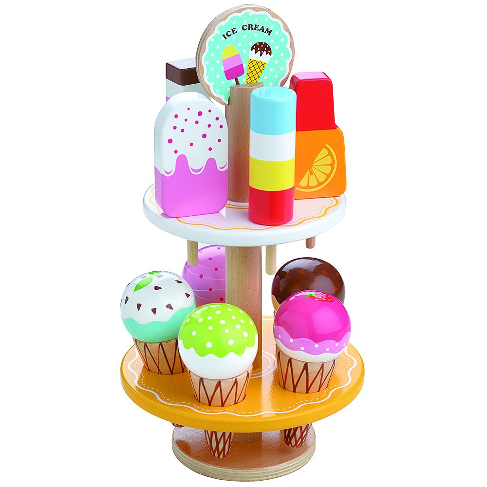 Lelin Toys, Детски дървен щанд за сладолед