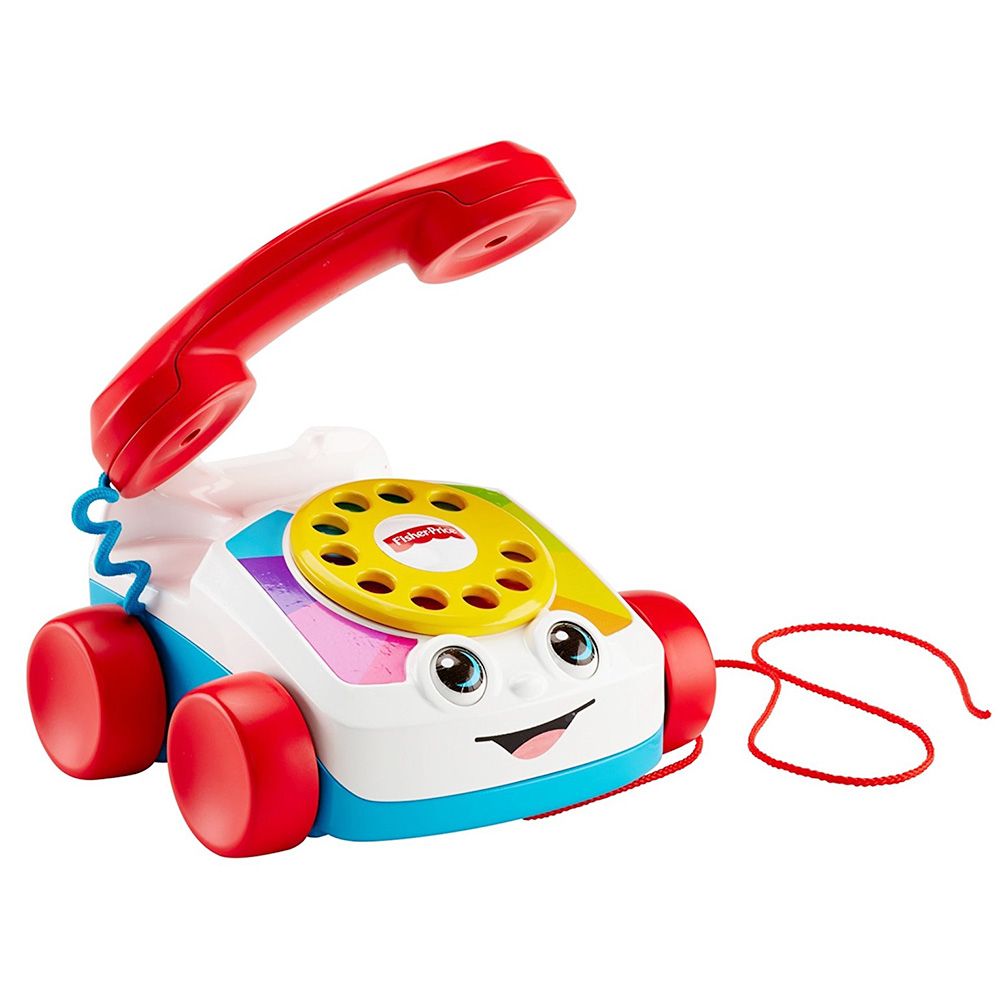 Бебешка играчка за дърпане, Телефонче със шайба