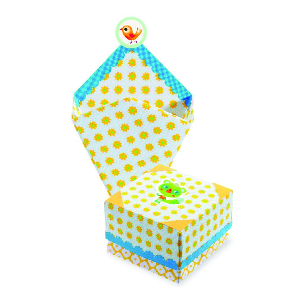Комплект за оригами, Направи подаръчна кутийка