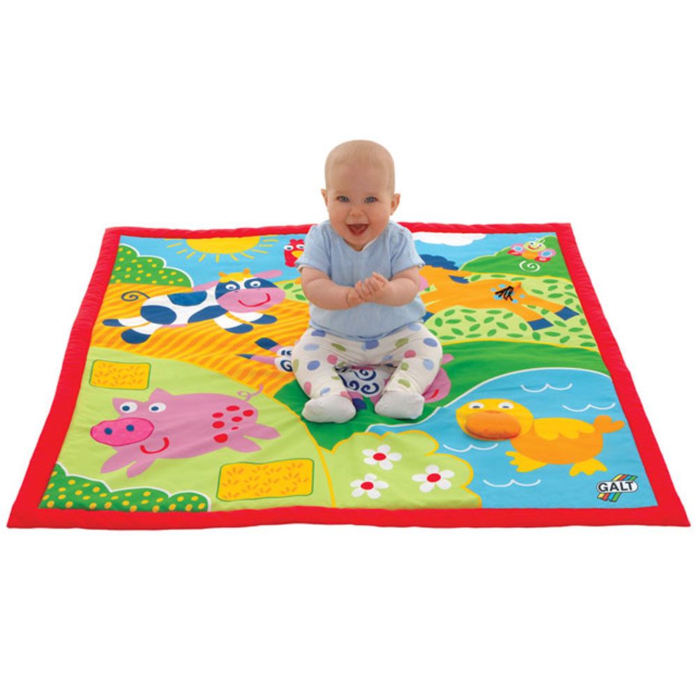 Galt Toys, Голямо бебешко килимче "Ферма"