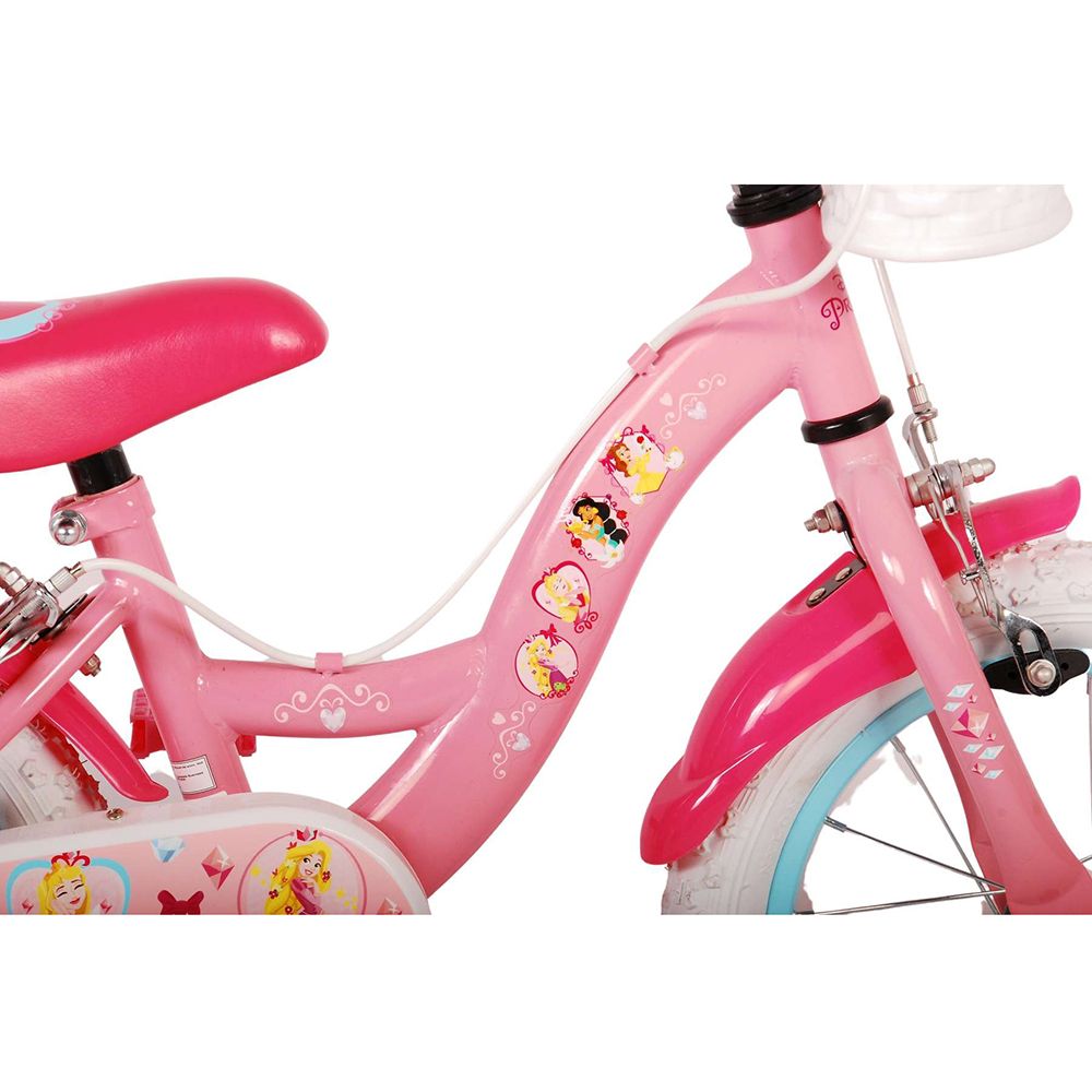 Детски велосипед с помощни колела, Disney Princess, 14 инча