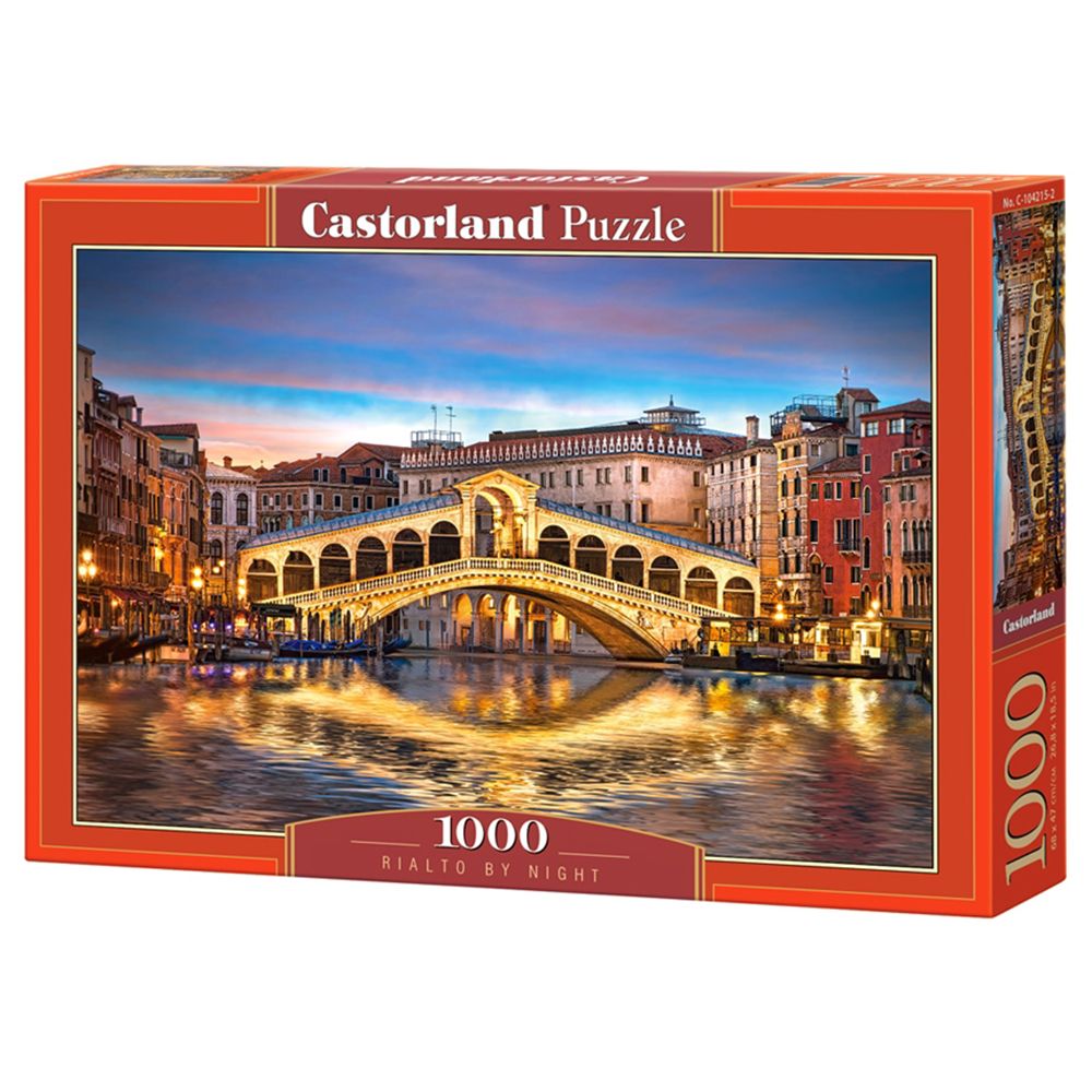 Castorland, Мостът Риалто през нощта, Венеция, пъзел 1000 части