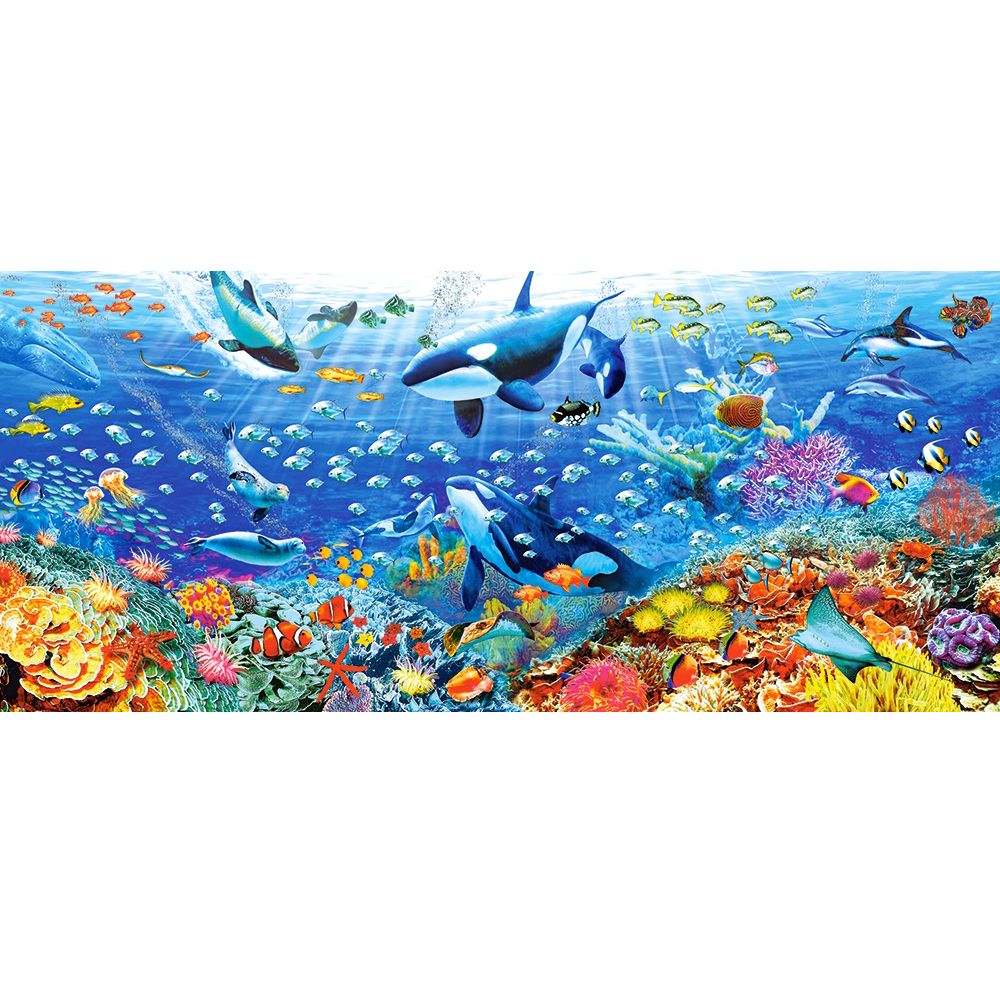 Подводен свят, панорамен пъзел 600 части