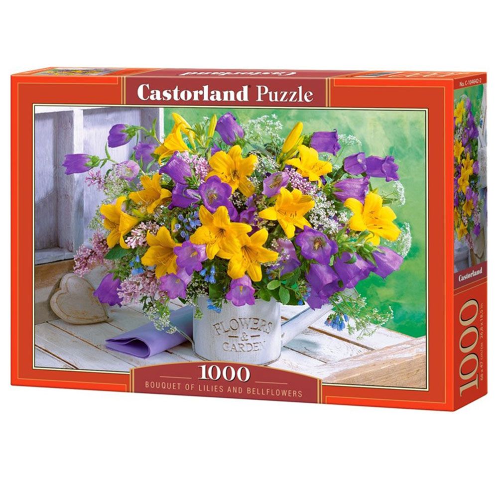 Castorland, Букет от лилии и камбани, пъзел 1000 части